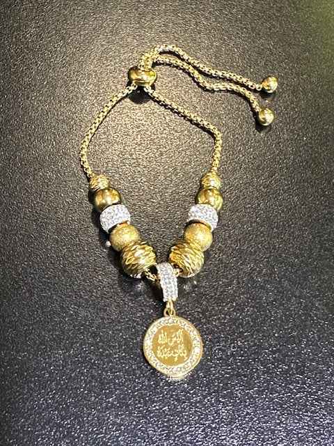 Ladies Bracelet 24 carat Gold Plated