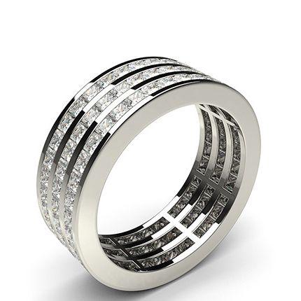 Channel Setting Full Eternity Diamond Ring