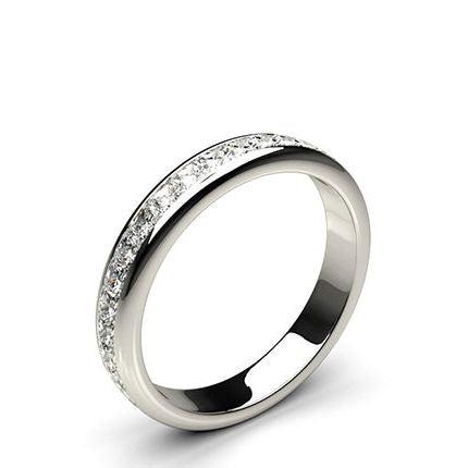 3.30mm Channel Setting Full Eternity Diamond Ring