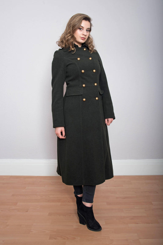 Deep Green Winter Coat