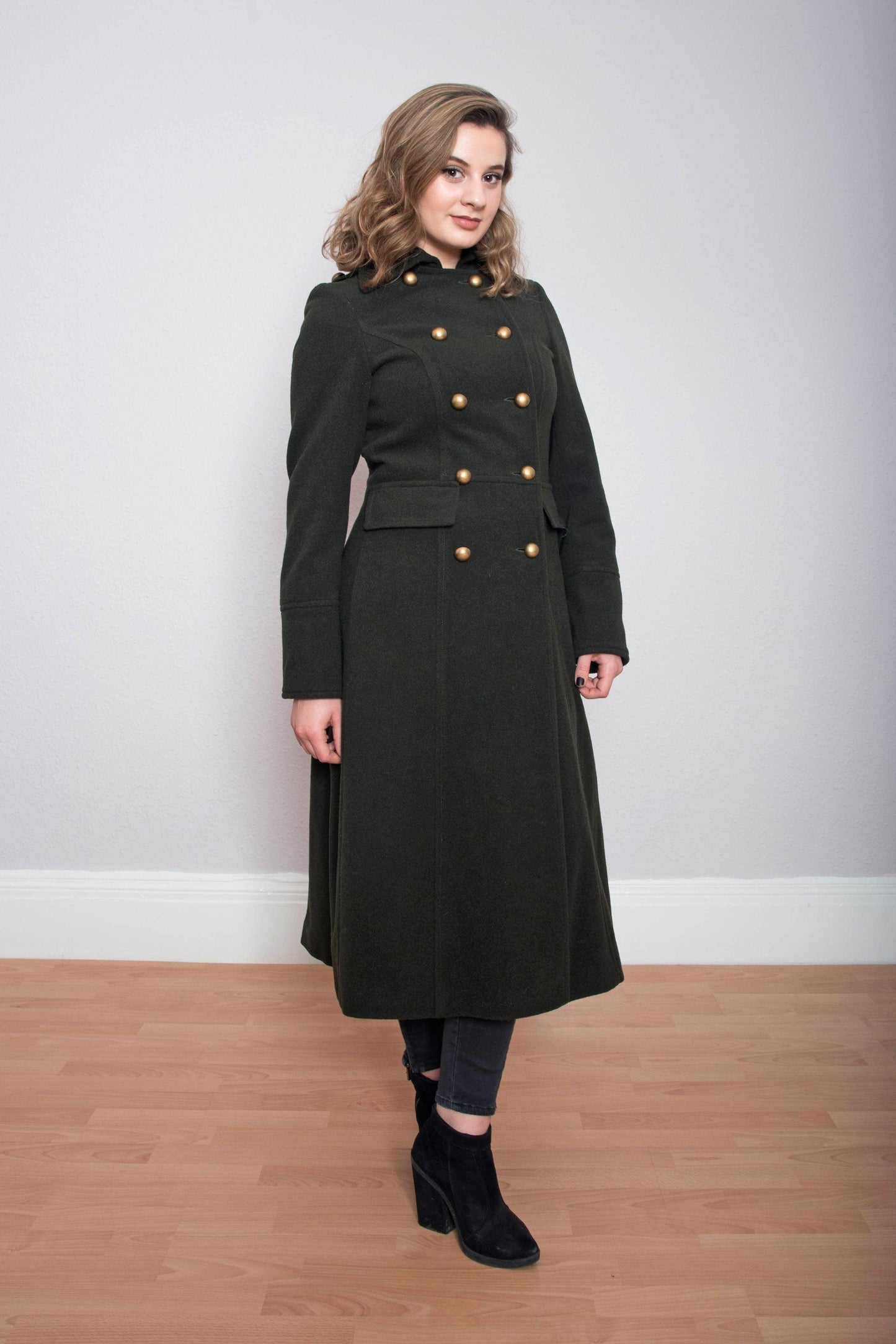 Deep Green Winter Coat