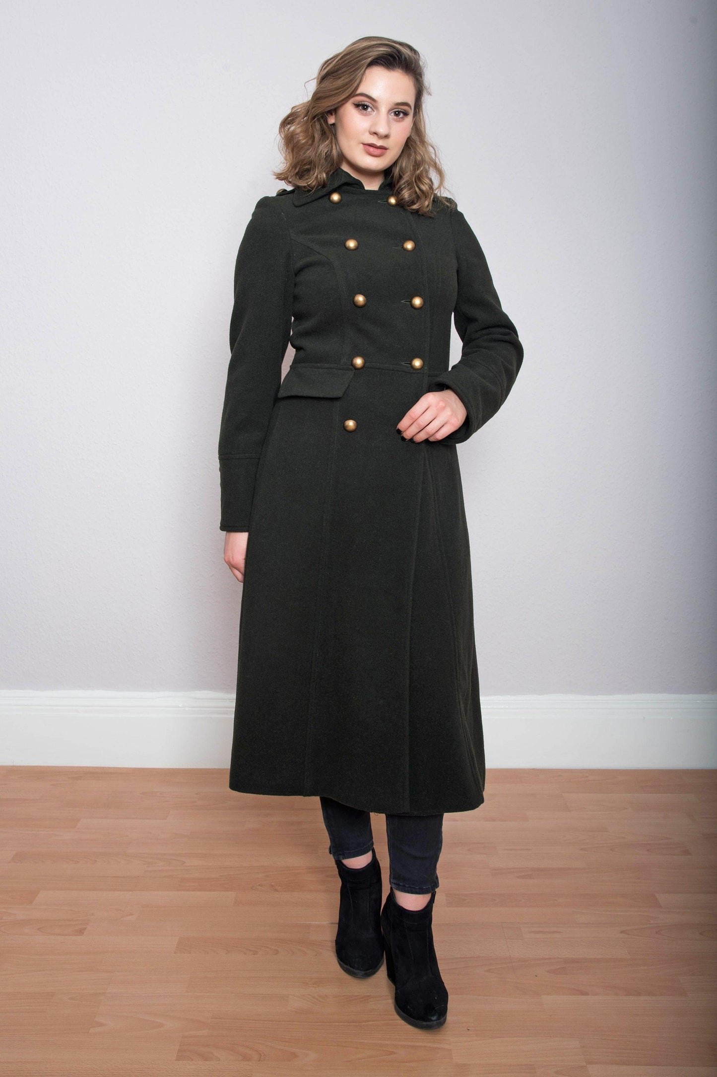 Deep Green Winter Coat