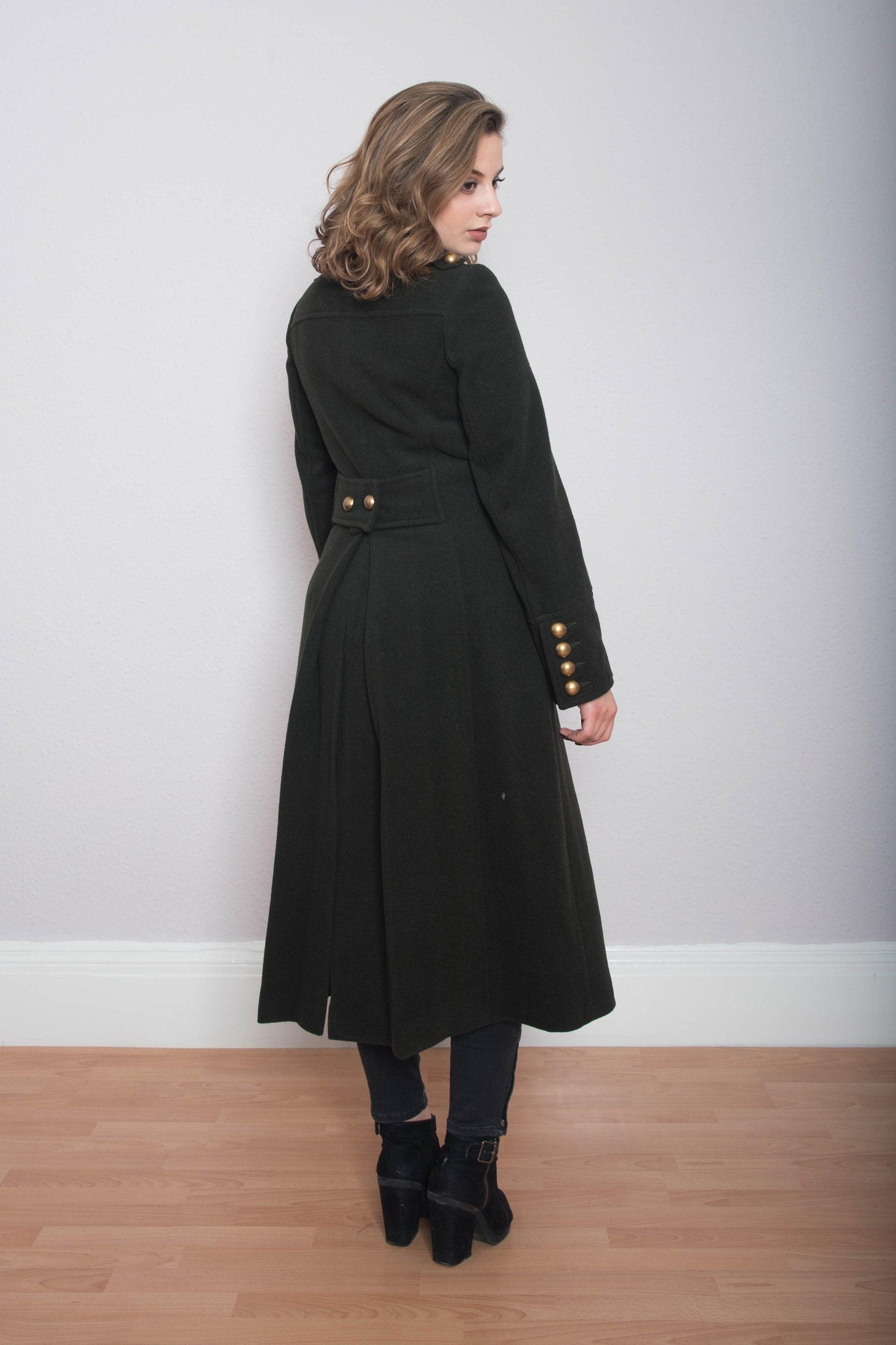 Deep Green Winter Coat