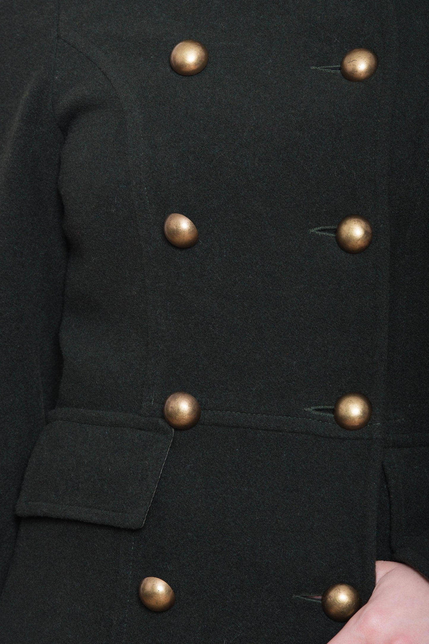 Deep Green Winter Coat