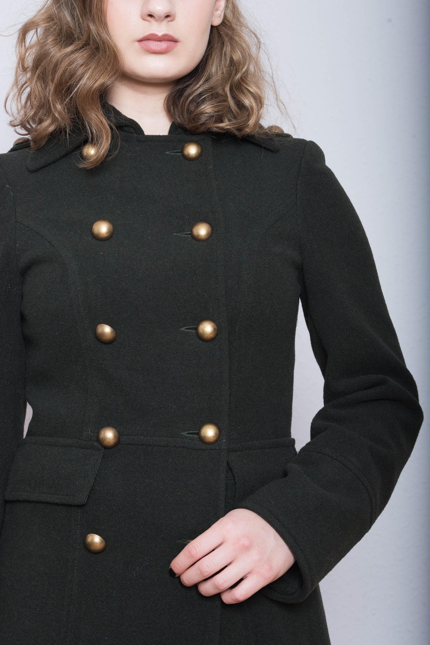 Deep Green Winter Coat