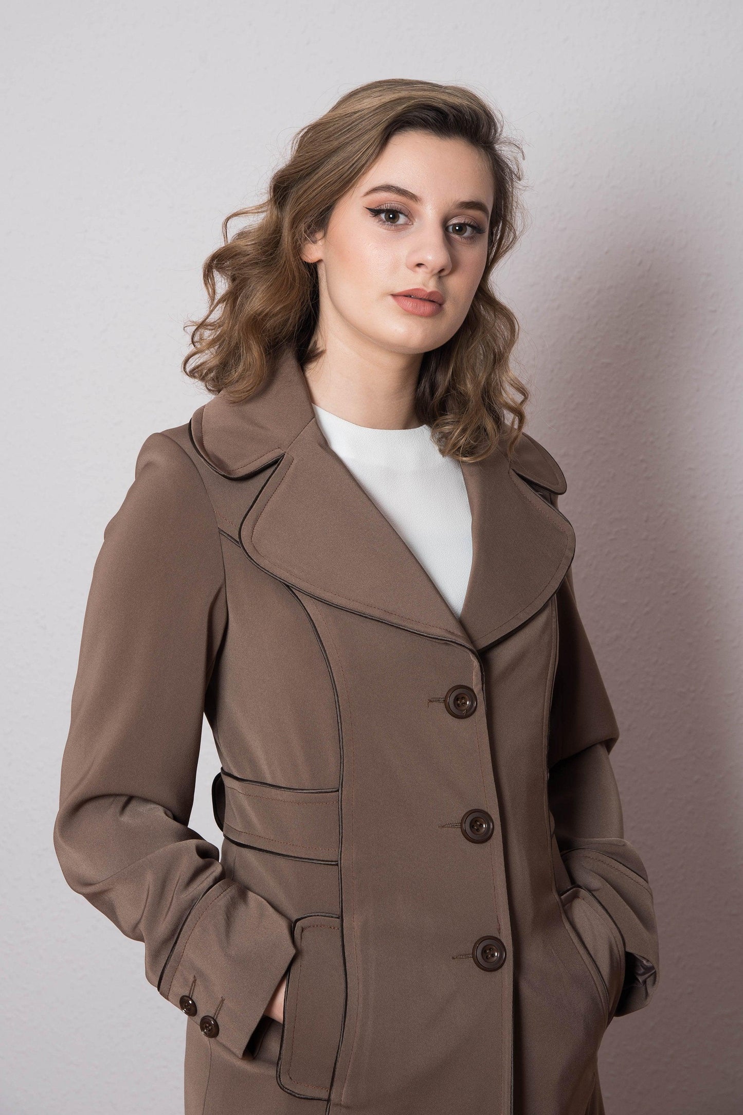 Brown Four Season Coat