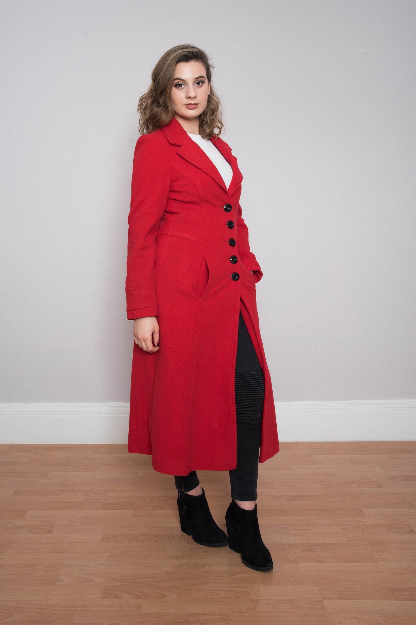 Red Winter Coat