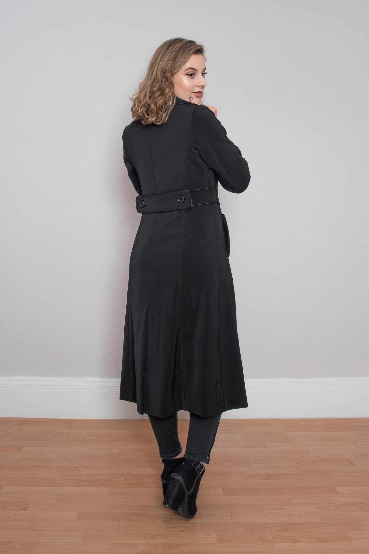 Black Four Season Coat