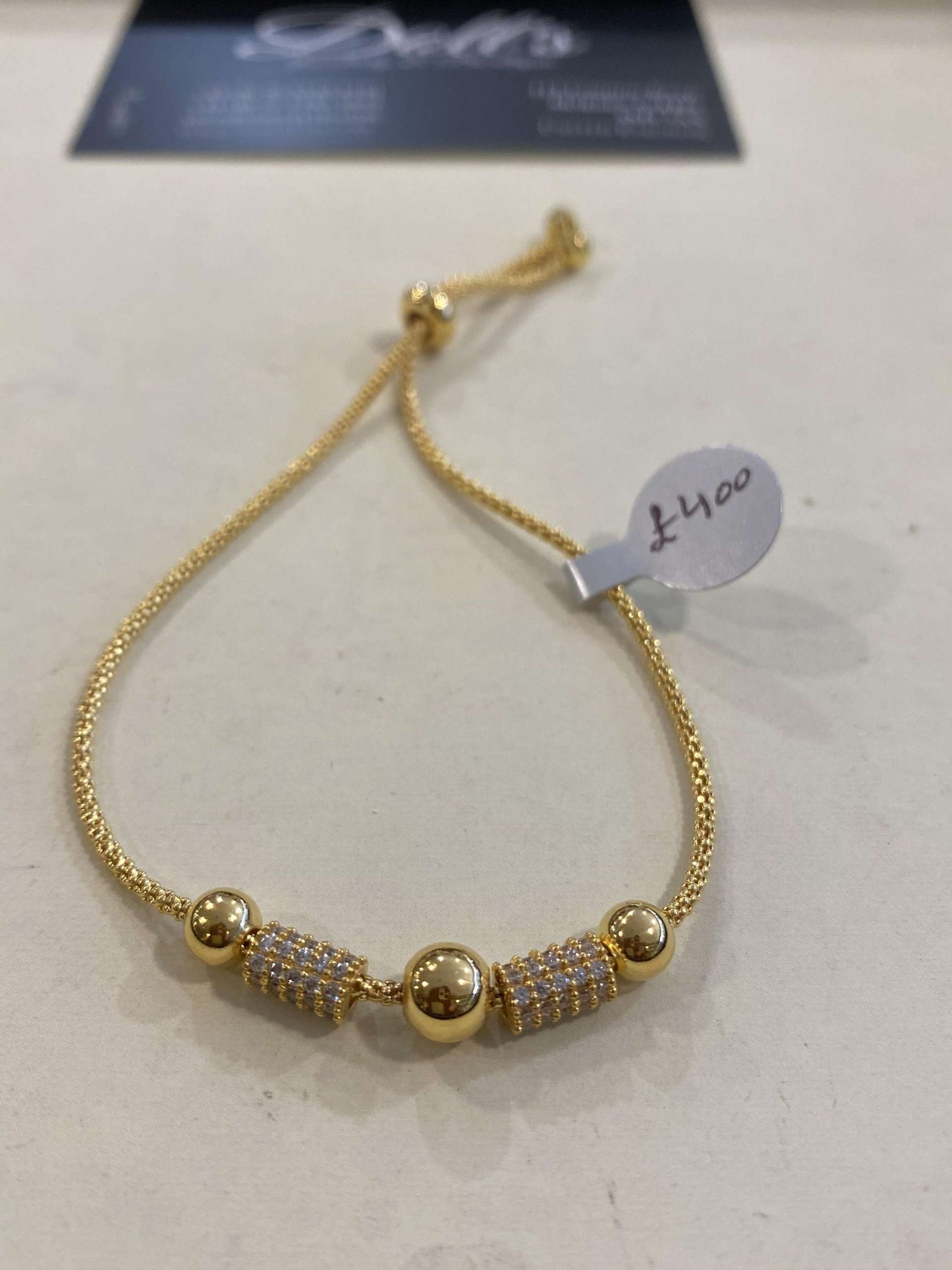 Turkish Designer Bracelets 22ct Gold with American Diamonds