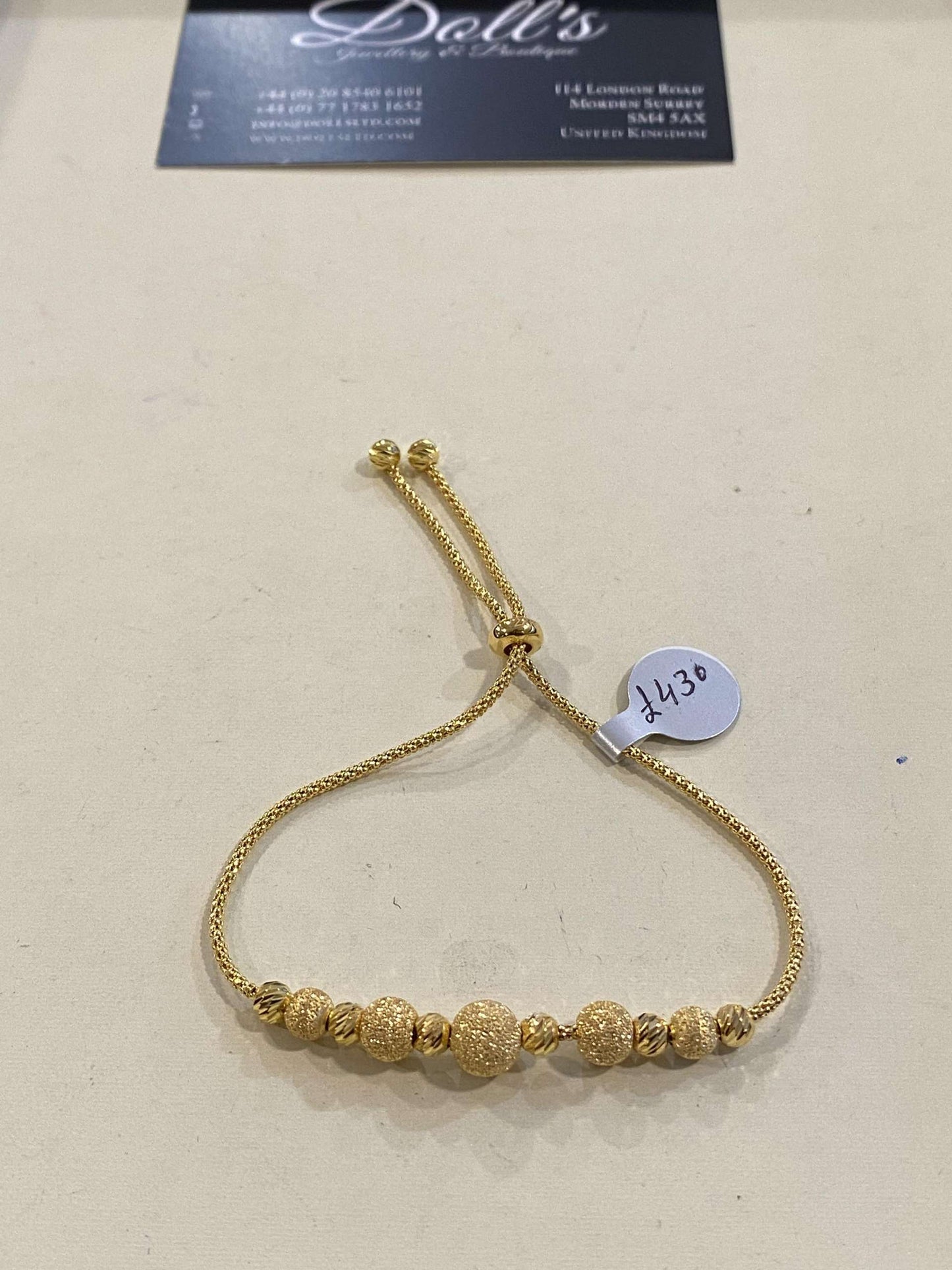 Turkish Designer Bracelets 22ct Gold with American Diamonds