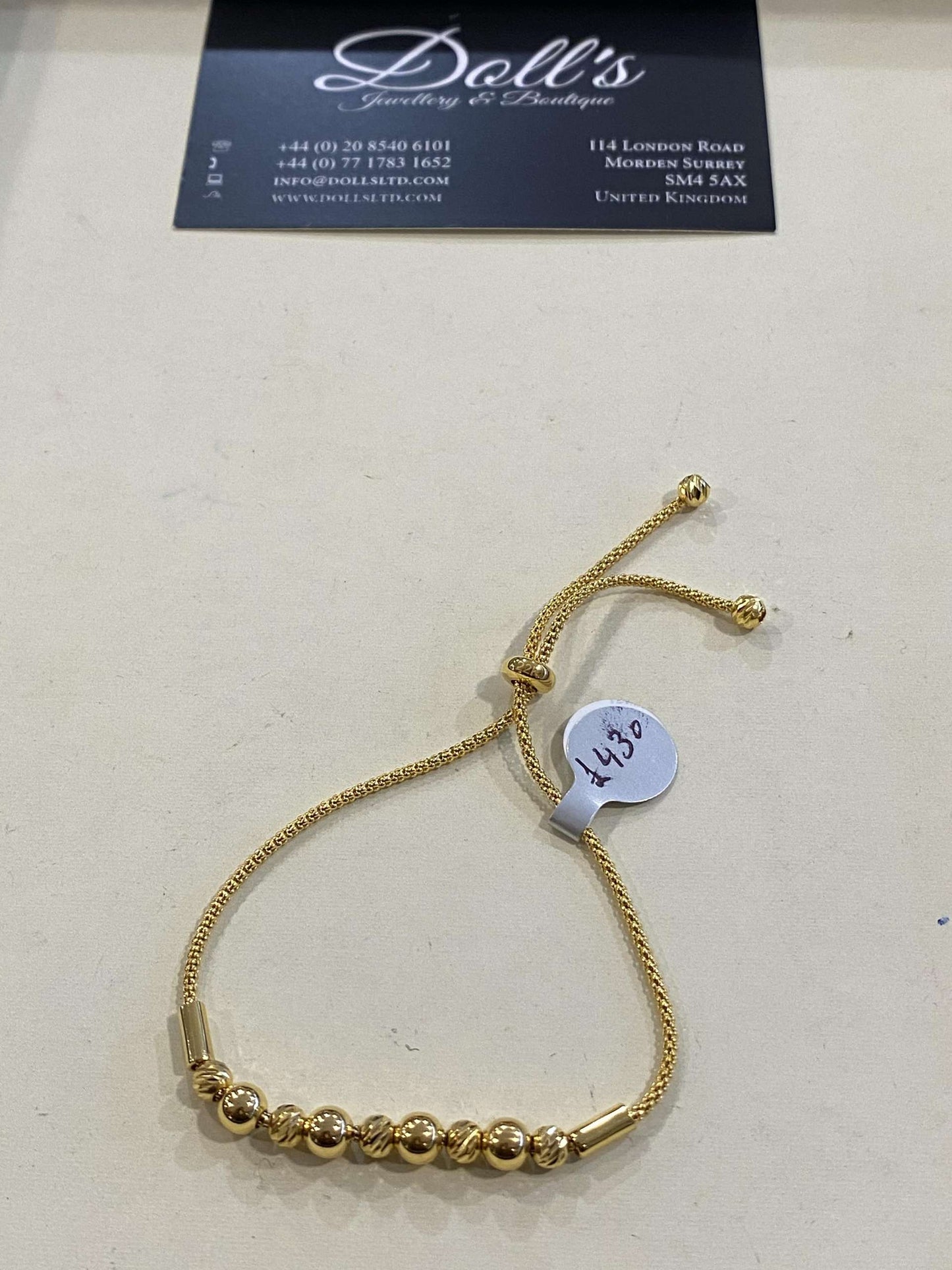 Turkish Designer Bracelets 22ct Gold with American Diamonds