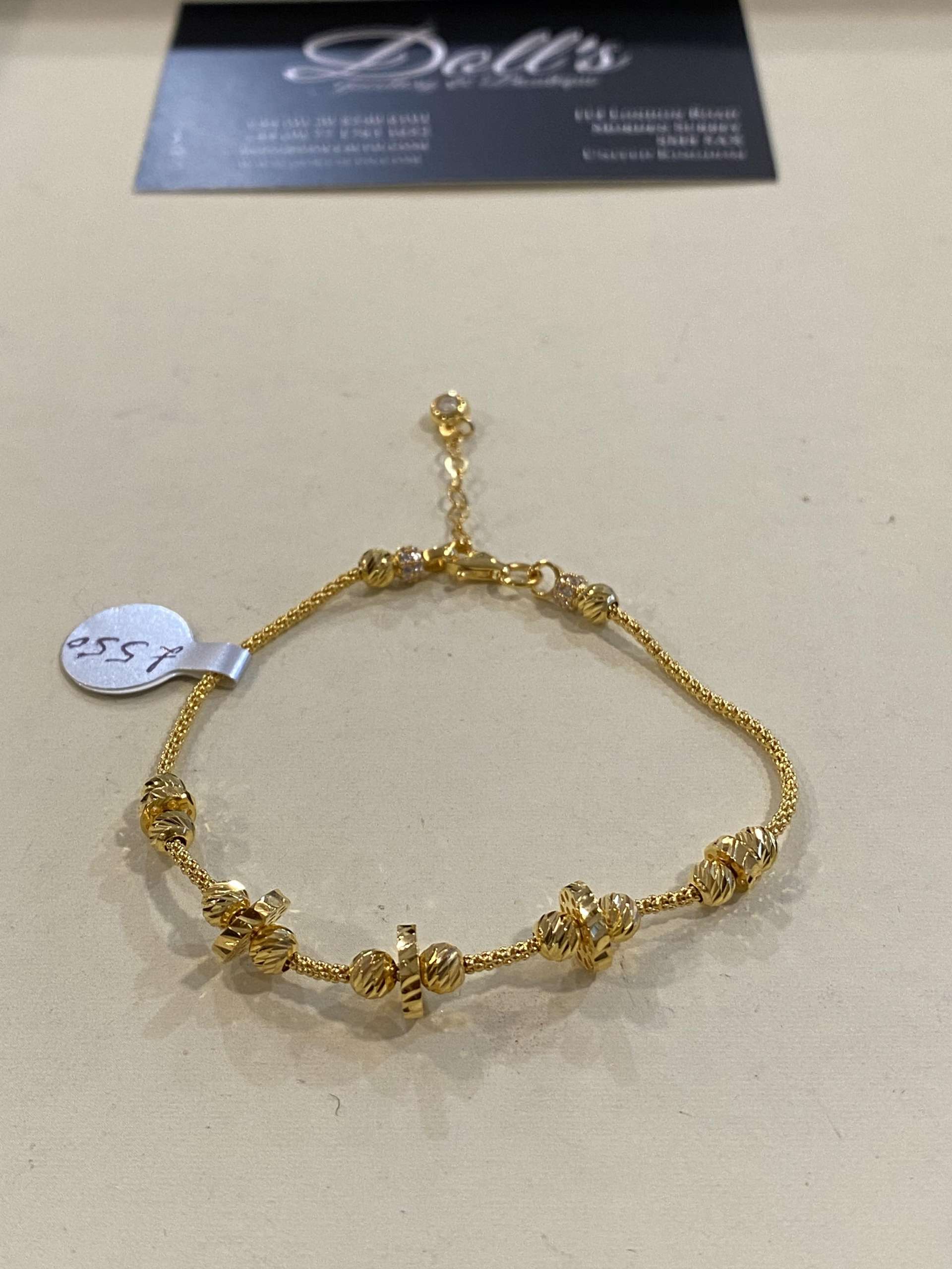 Turkish Designer Bracelets 22ct Gold with American Diamonds – dollsltd