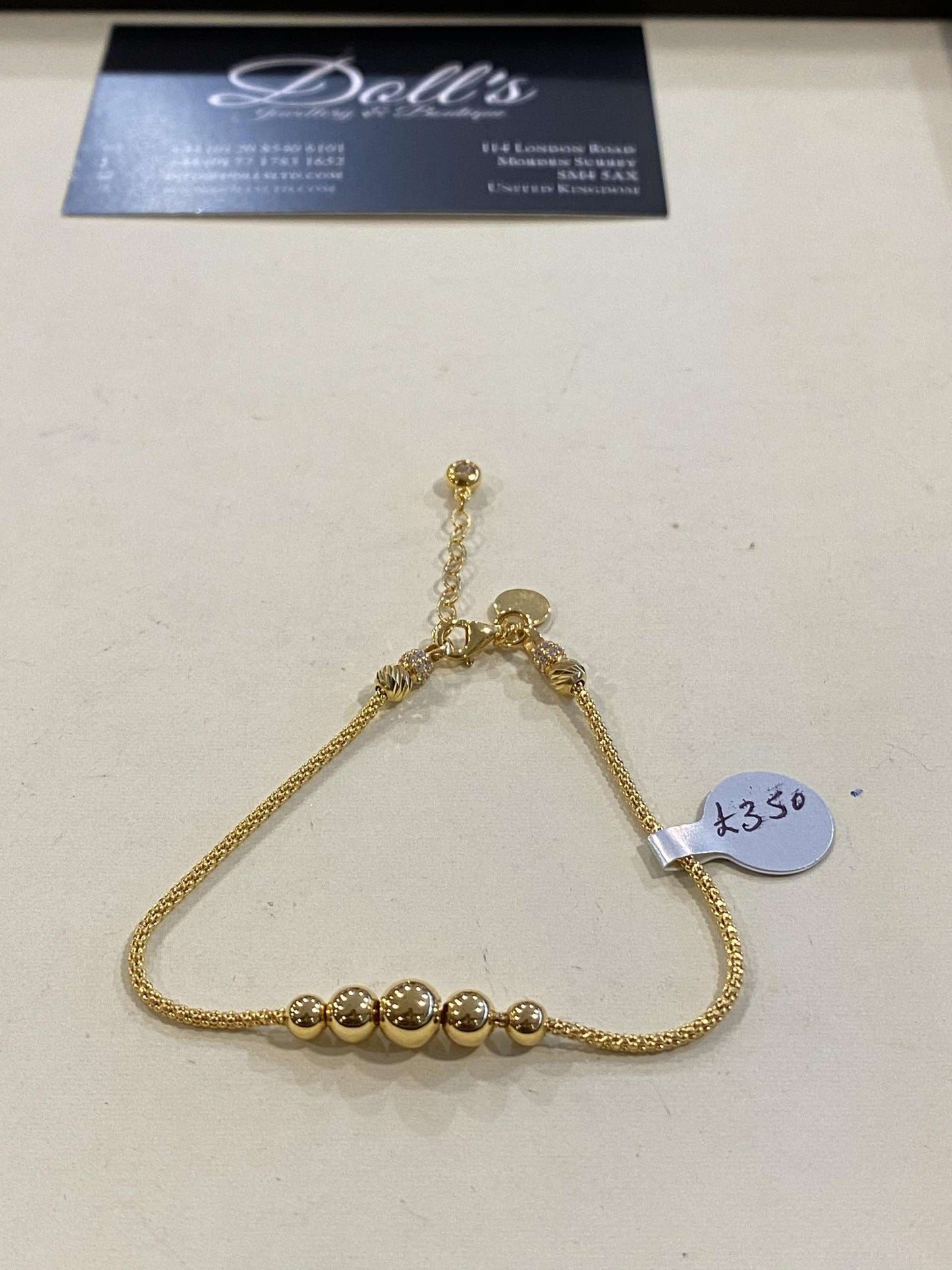 Turkish Designer Bracelets 22ct Gold with American Diamonds