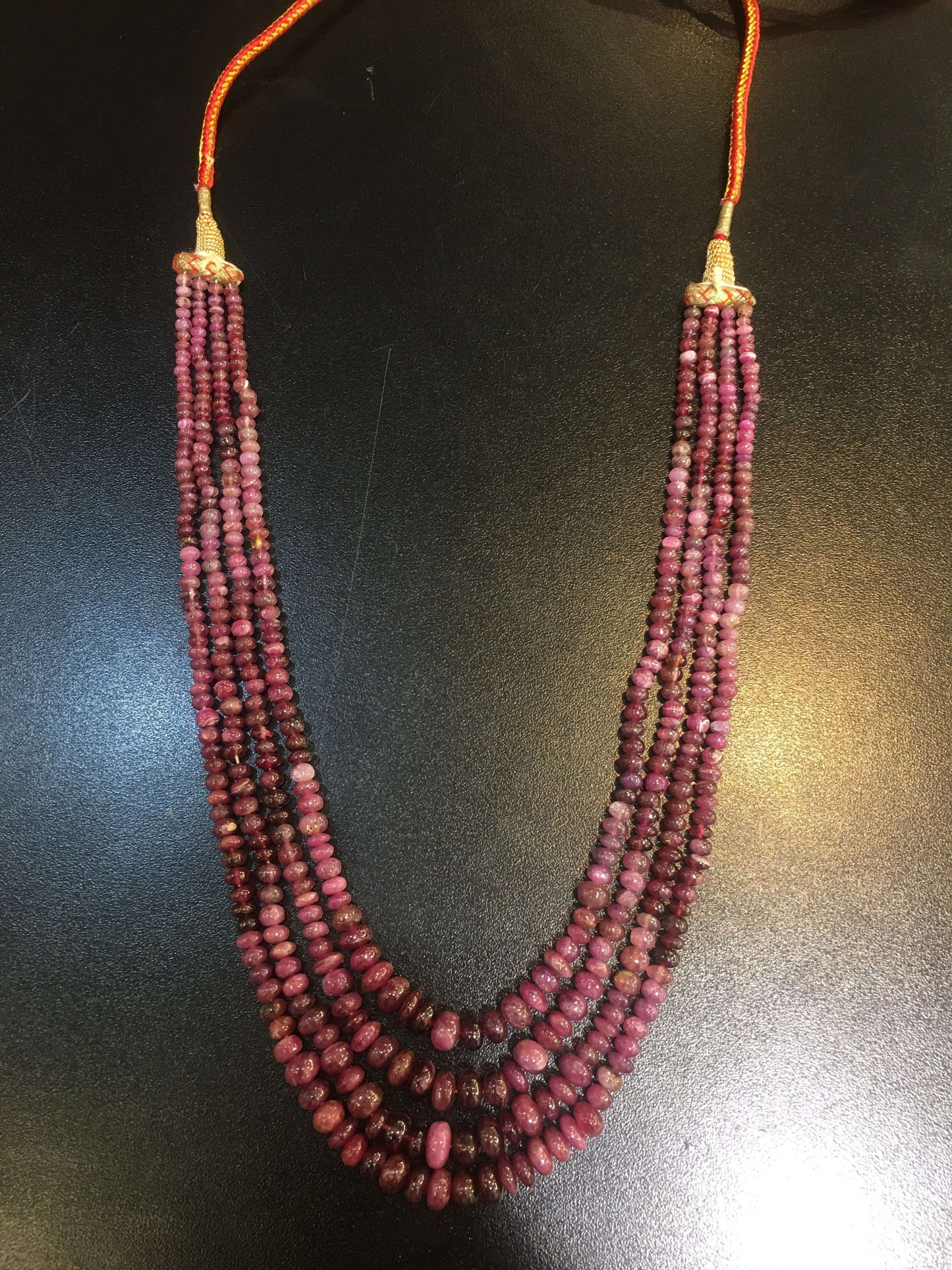 Ruby Beads Necklace