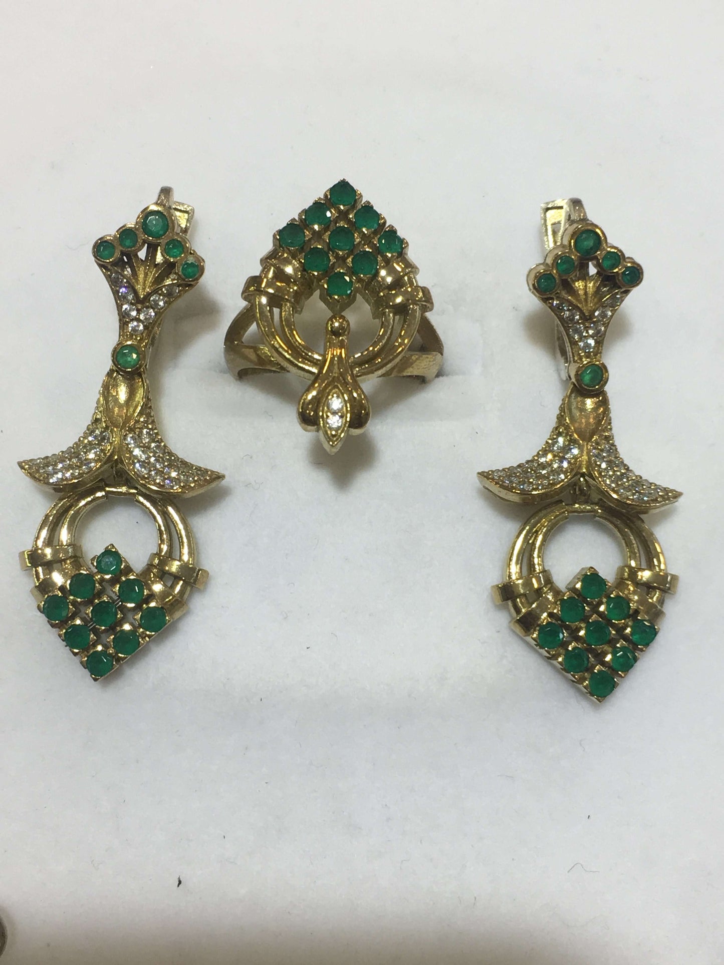 Turkish Sterling Silver Pendent Set