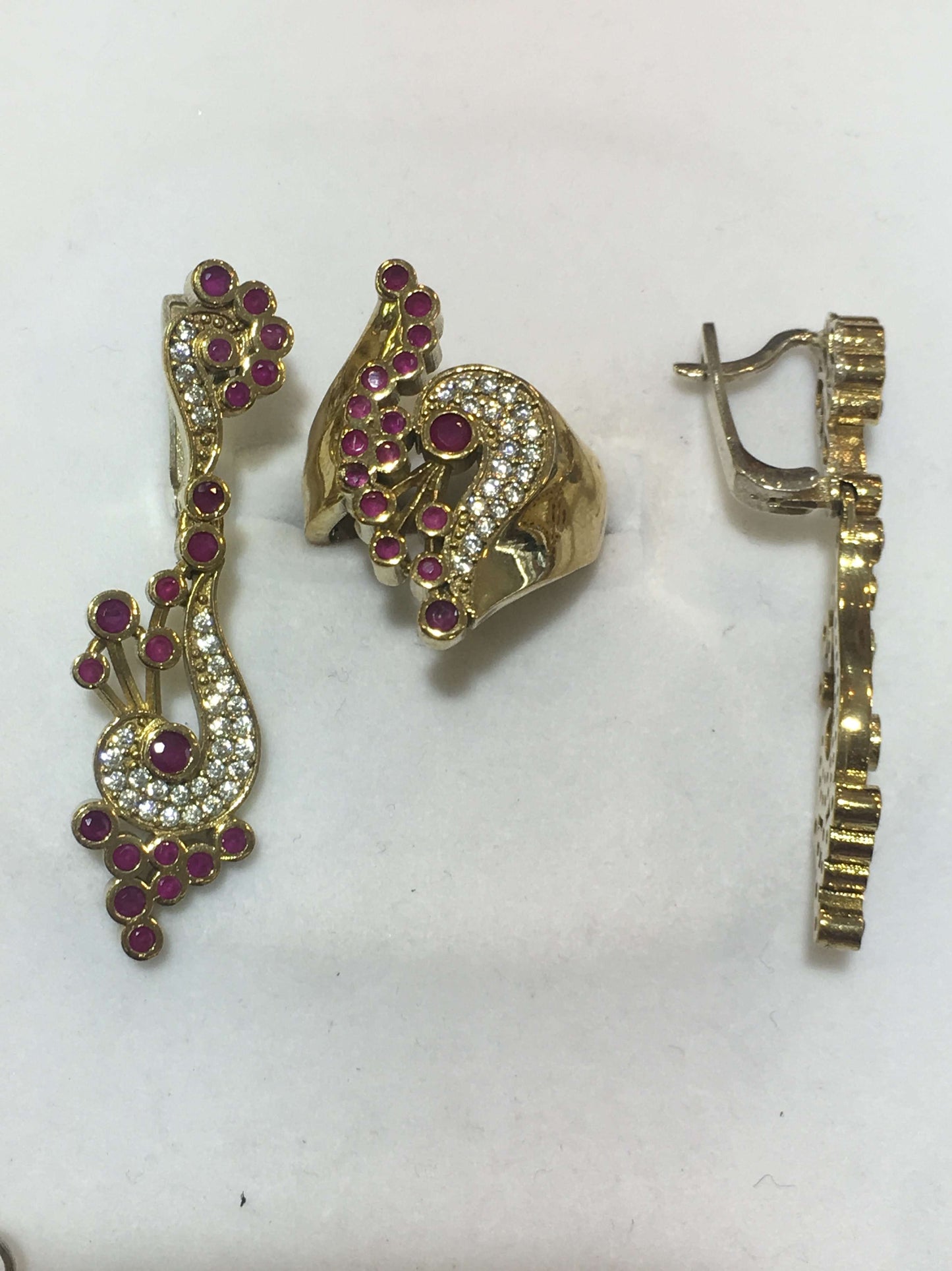 Turkish Sterling Silver Pendent Set