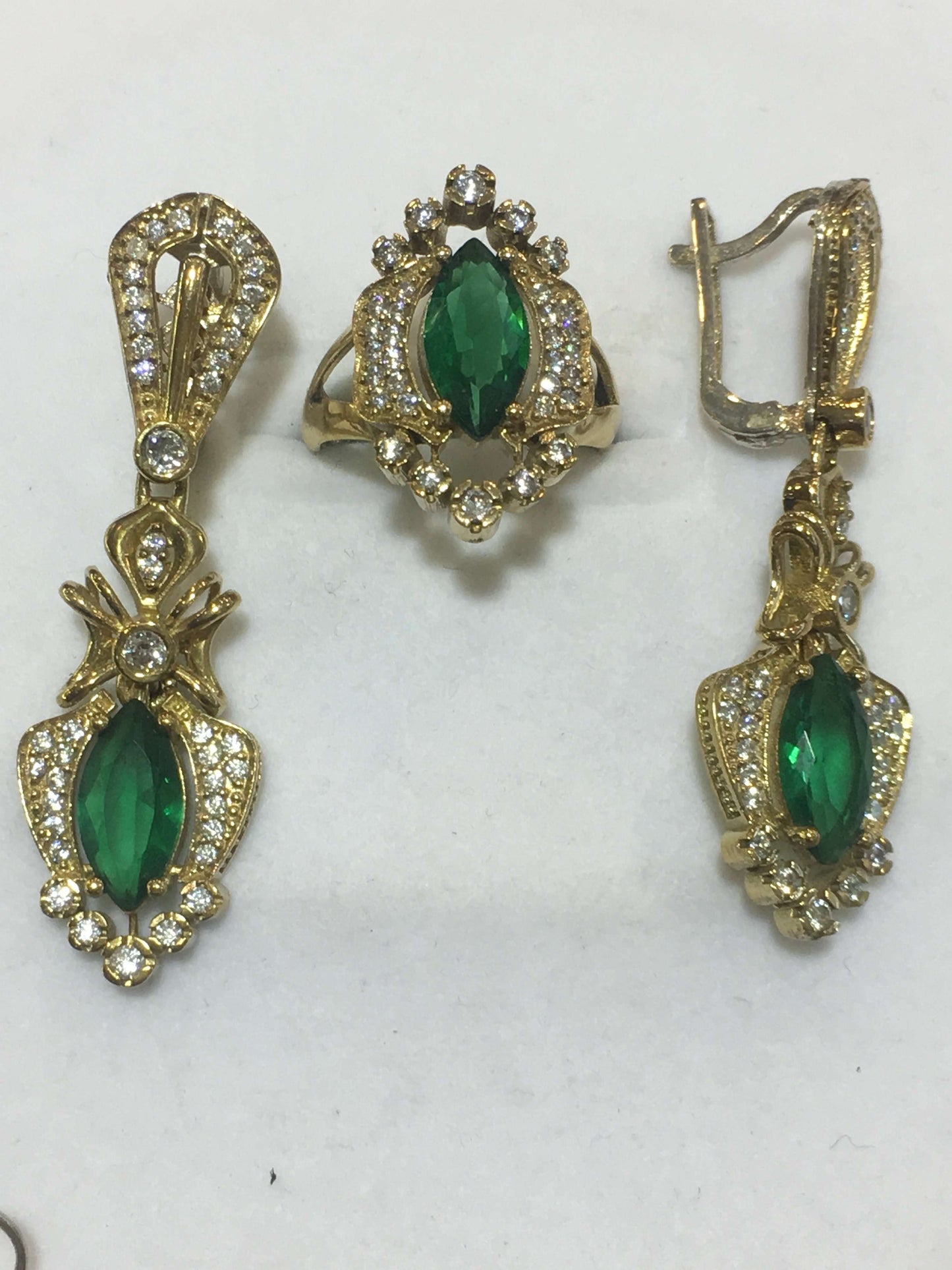 Turkish Sterling Silver Pendent Set