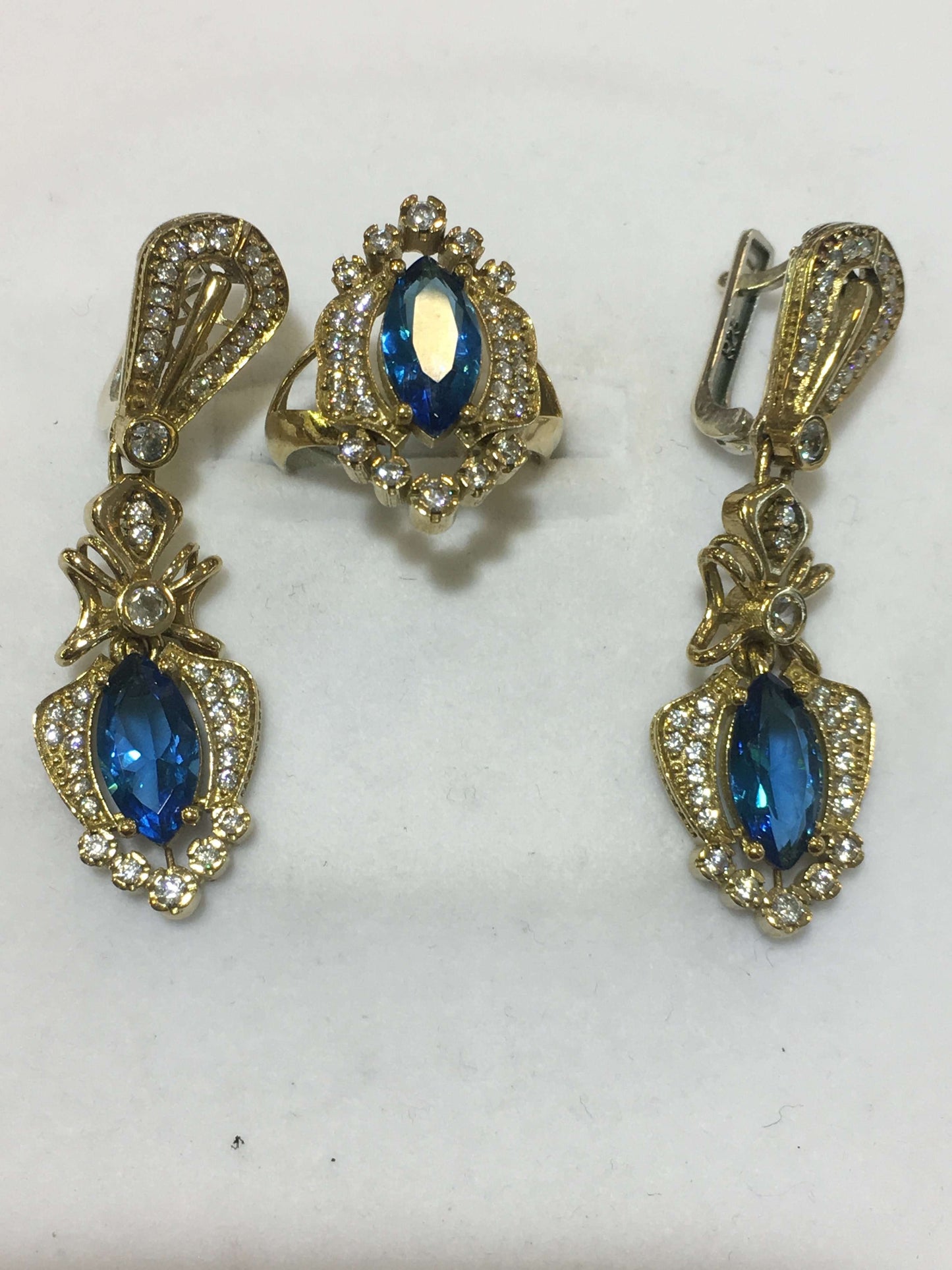 Turkish Sterling Silver Pendent Set