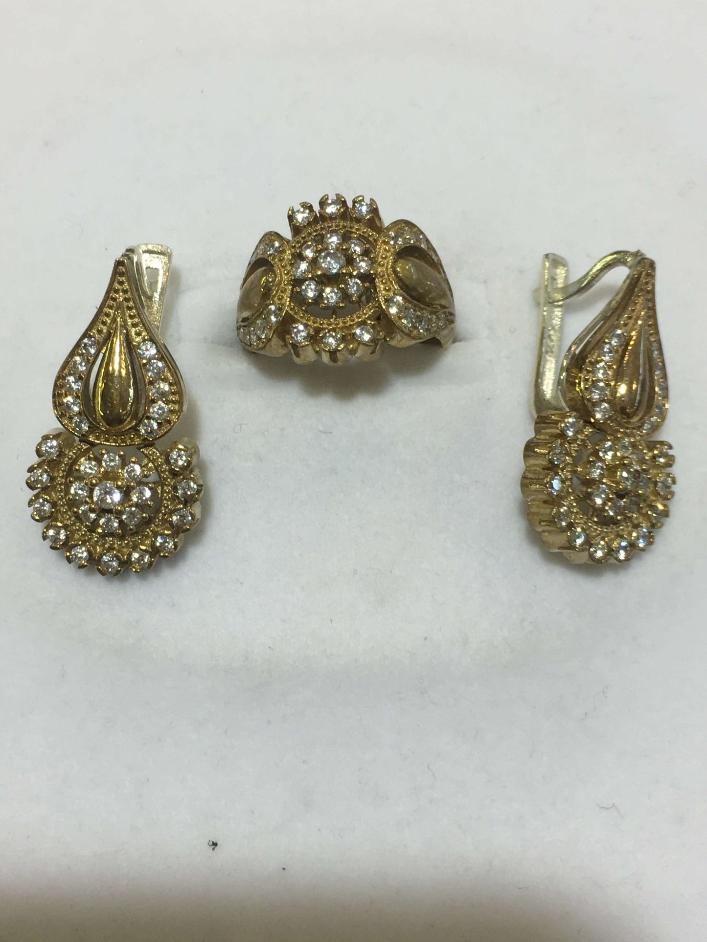 Turkish Sterling Silver Pendent Set