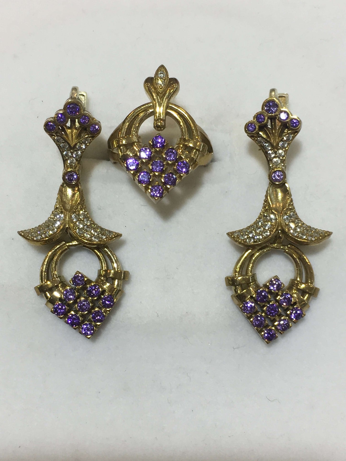 Turkish Sterling Silver Pendent Set