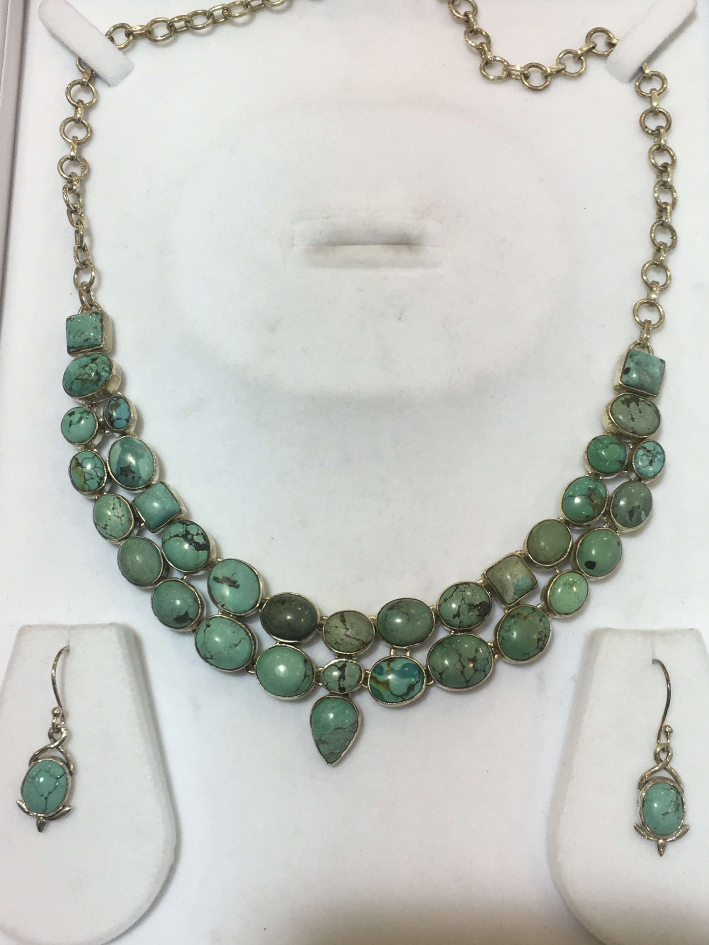 Natural Gemstone Necklace with Sterling Silver