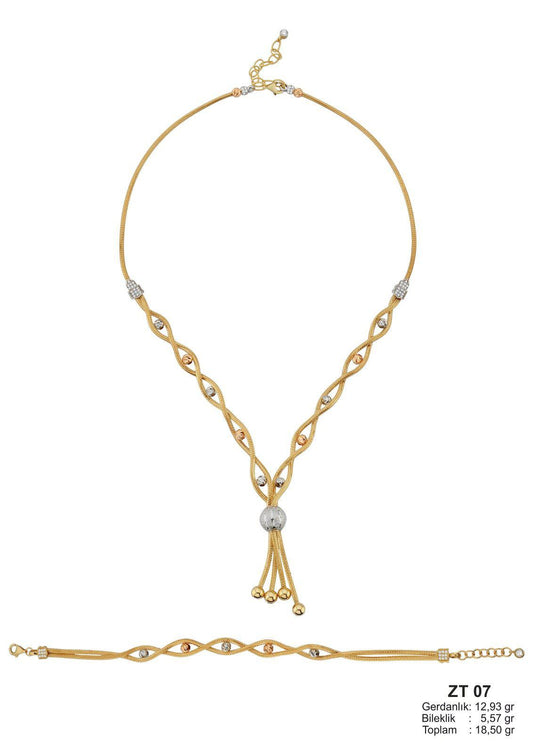 Turkish 22ct Gold Pendent Necklace
