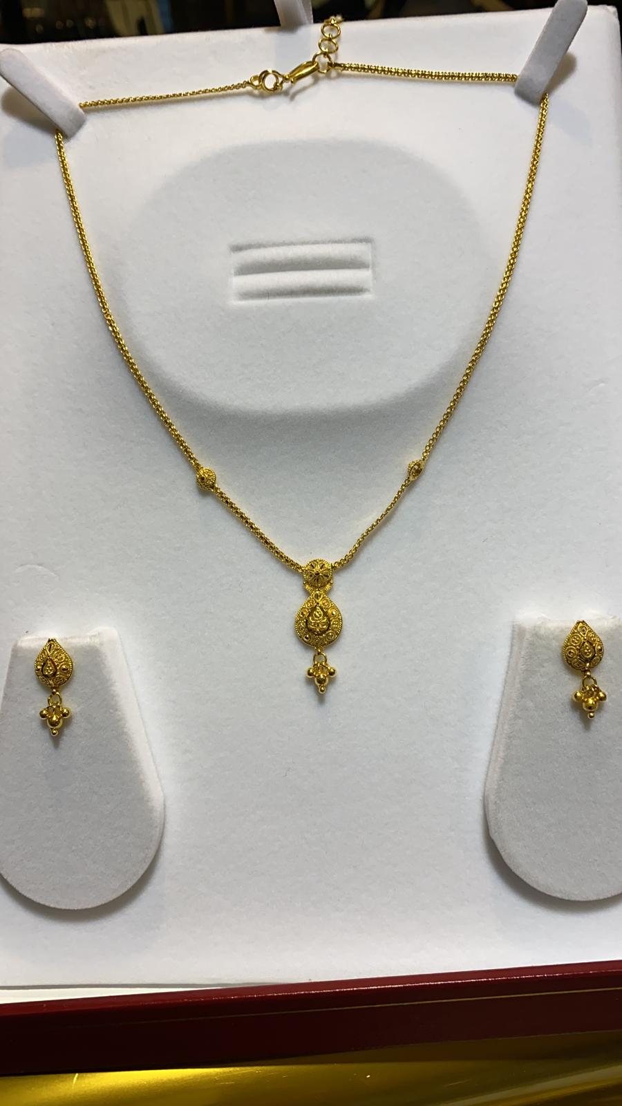 21k Gold Latest Gold Mala Set Designs Pakistani Tola Gold Latest