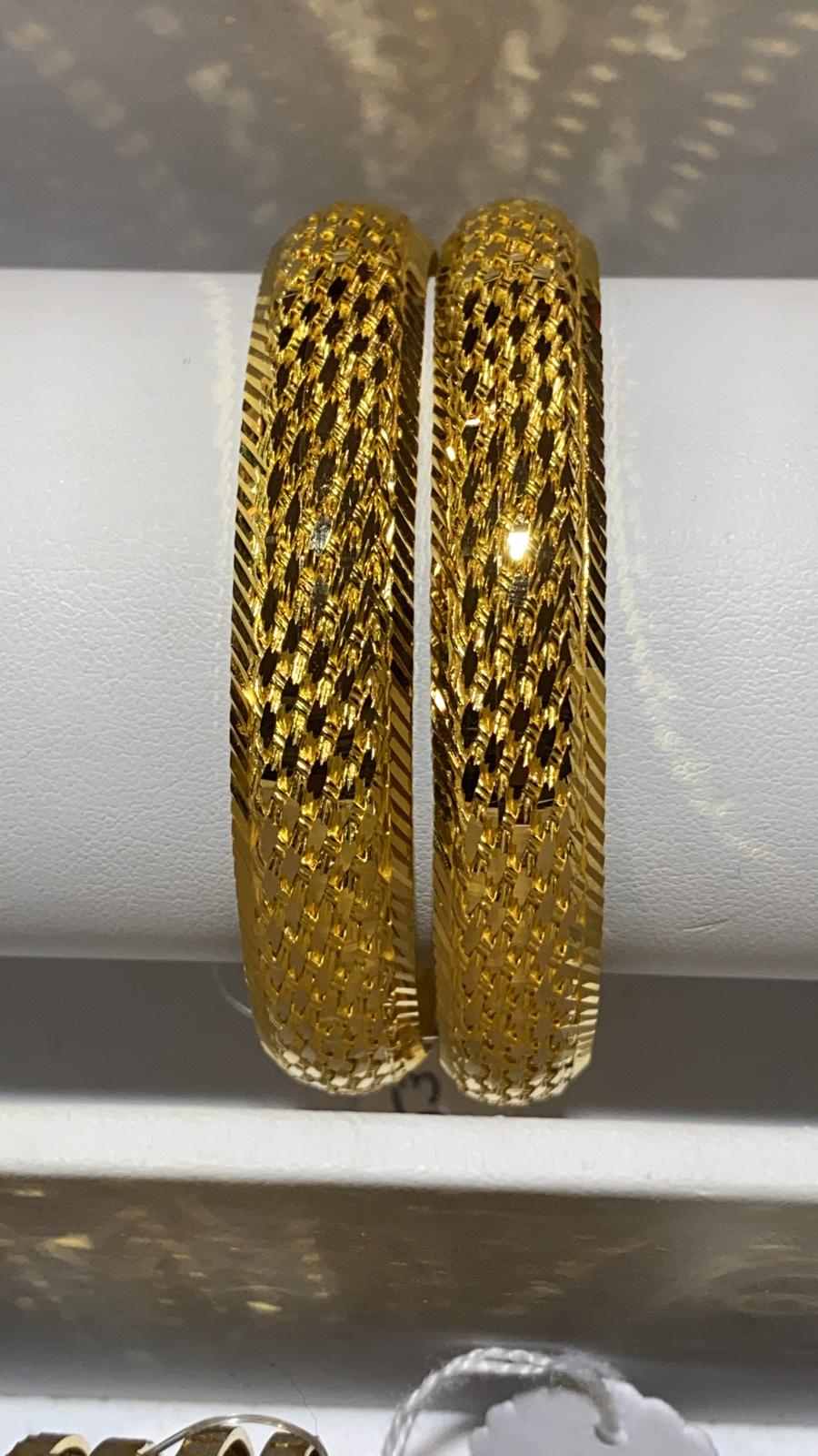 22ct Gold Bangles Turkish Designer Bangles