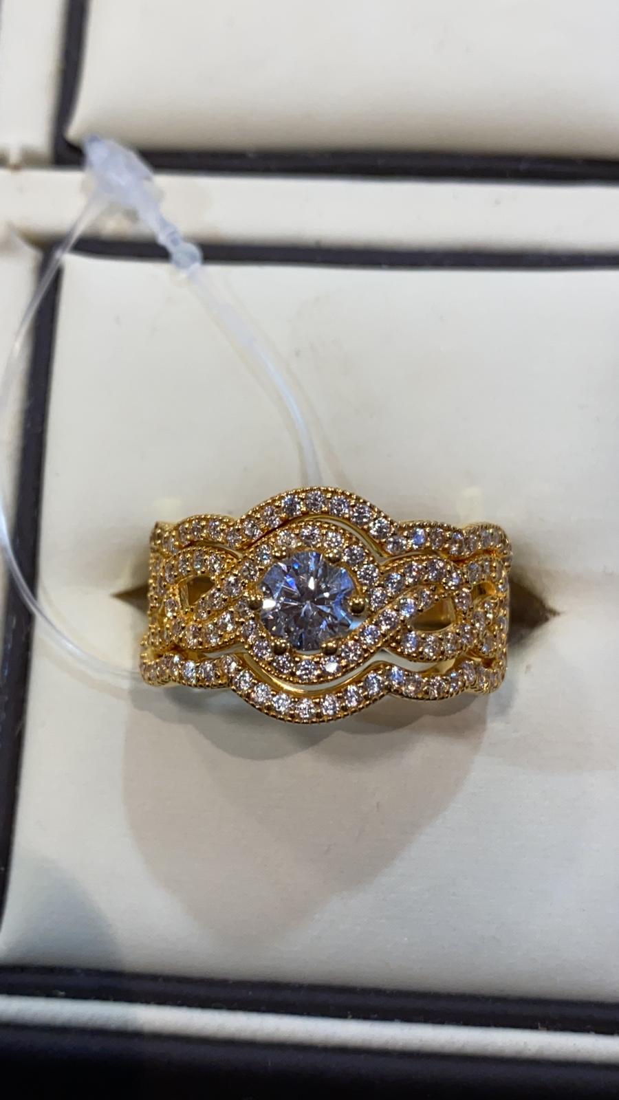 x22ct Gold Ring triple