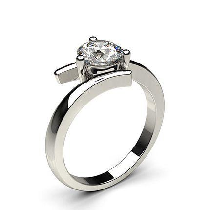 White Gold Diamond Engagement Ring