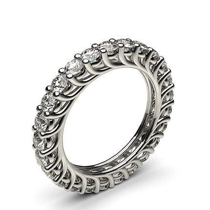 Prong Setting Full Eternity Diamond Ring