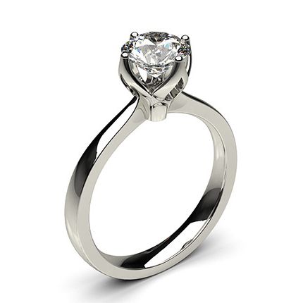 White Gold Diamond Engagement Ring