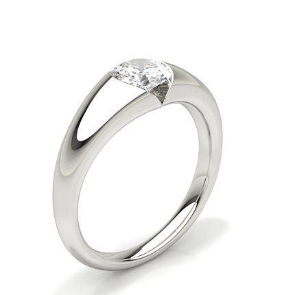 White Gold Diamond Engagement Ring