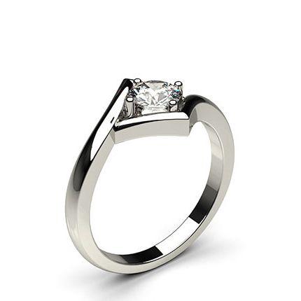 White Gold Diamond Engagement Ring