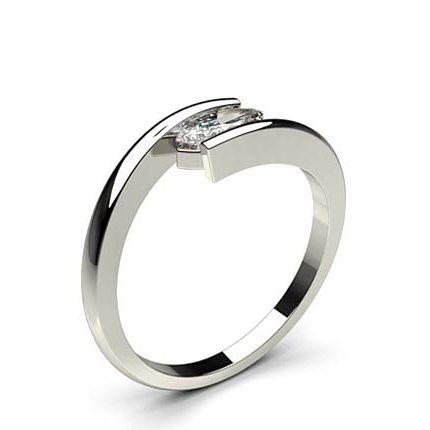 Channel Setting Plain Engagement Ring