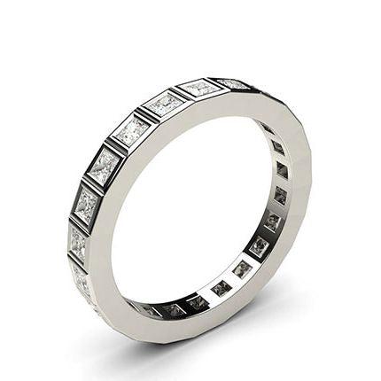 Full Bezel Setting Full Eternity Diamond Ring