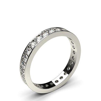 Pave Setting Full Eternity Diamond Ring