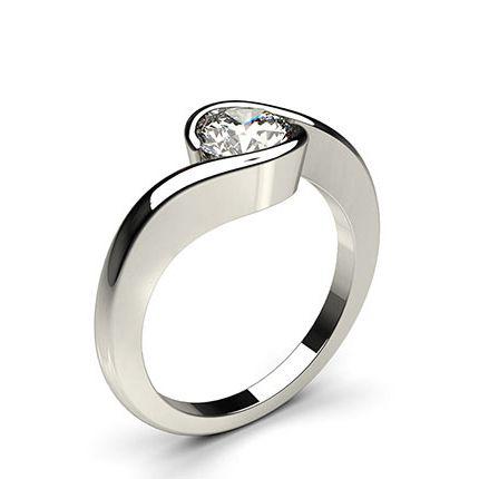 White Gold Diamond Engagement Ring