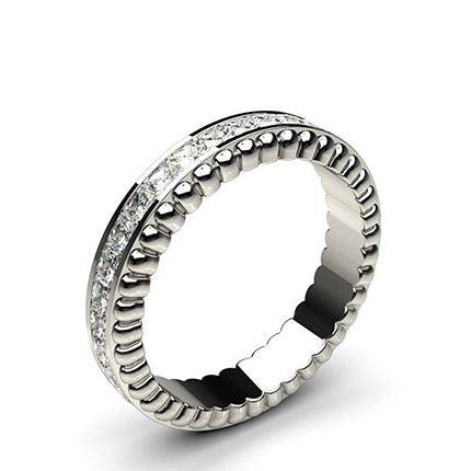 4.40mm Channel Setting Full Eternity Diamond Ring