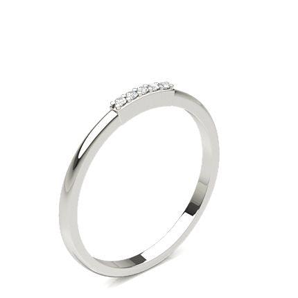 4 Prong Setting Five Stone Ring