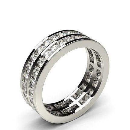 Channel Setting Full Eternity Diamond Ring