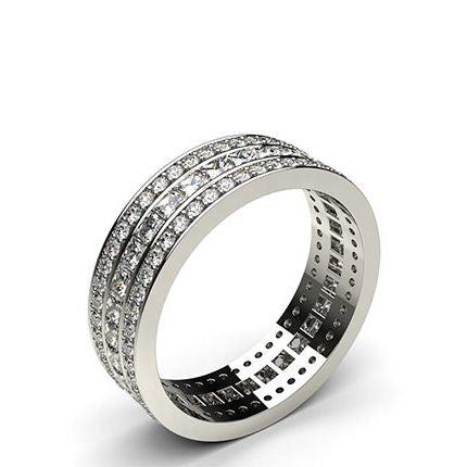 Channel Setting Full Eternity Diamond Ring