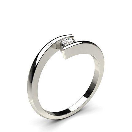 Channel Setting Plain Engagement Ring