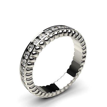 4.40mm Channel Setting Full Eternity Diamond Ring