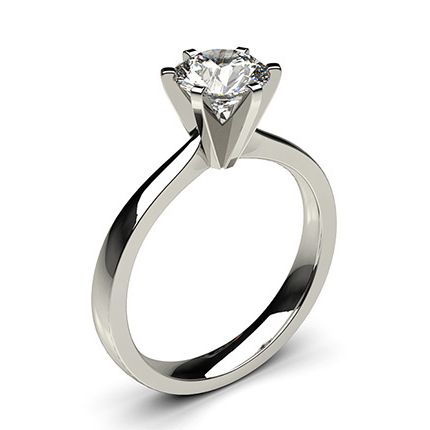 6 Prong Setting Medium Engagement Ring