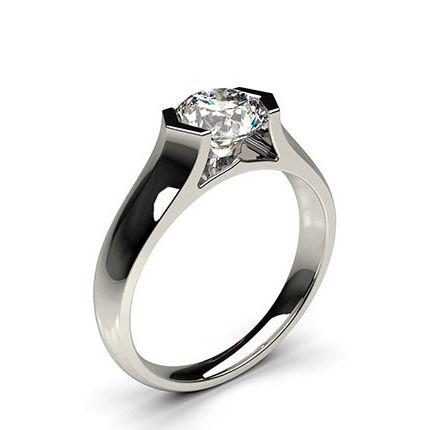 Channel Setting Plain Engagement Ring