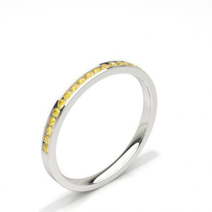 White Gold Round Diamond Engagement Ring