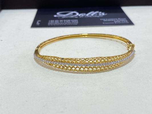 U Designer Bracelet 22ct Gold