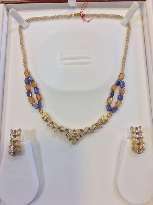 Necklace &amp; Earrings 22ct Gold Set