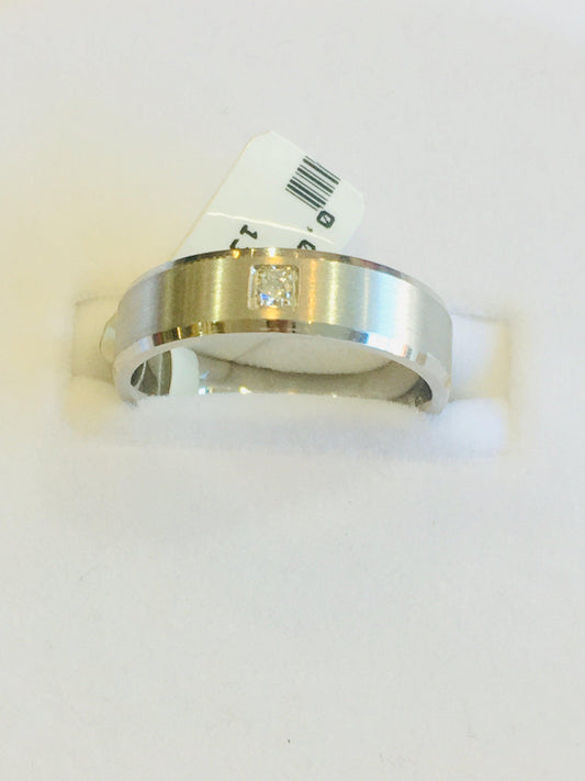 1 - Wedding Ring Platinum PT950 Ring with Diamond